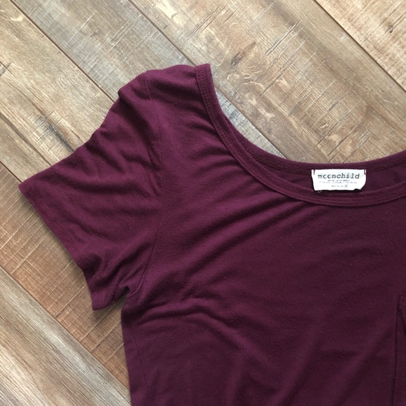3/ $10 Maroon top - Picture 4 of 5